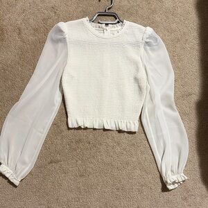 Elegant White Women's Top